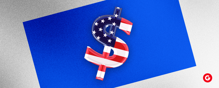 A dollar sign in white on a solid blue background, symbolizing currency and financial concepts.